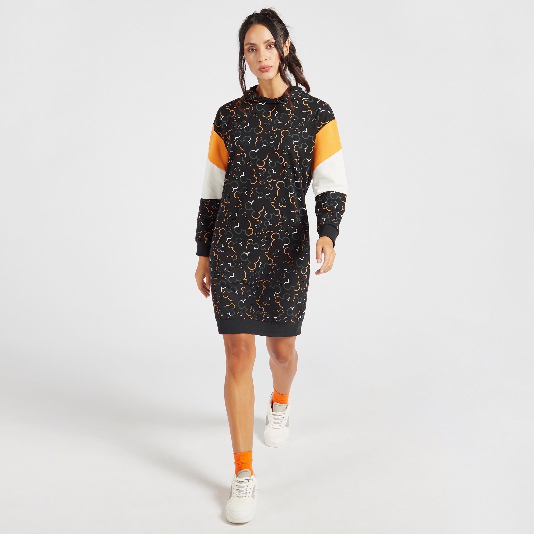 Mickey mouse hot sale sweatshirt dress