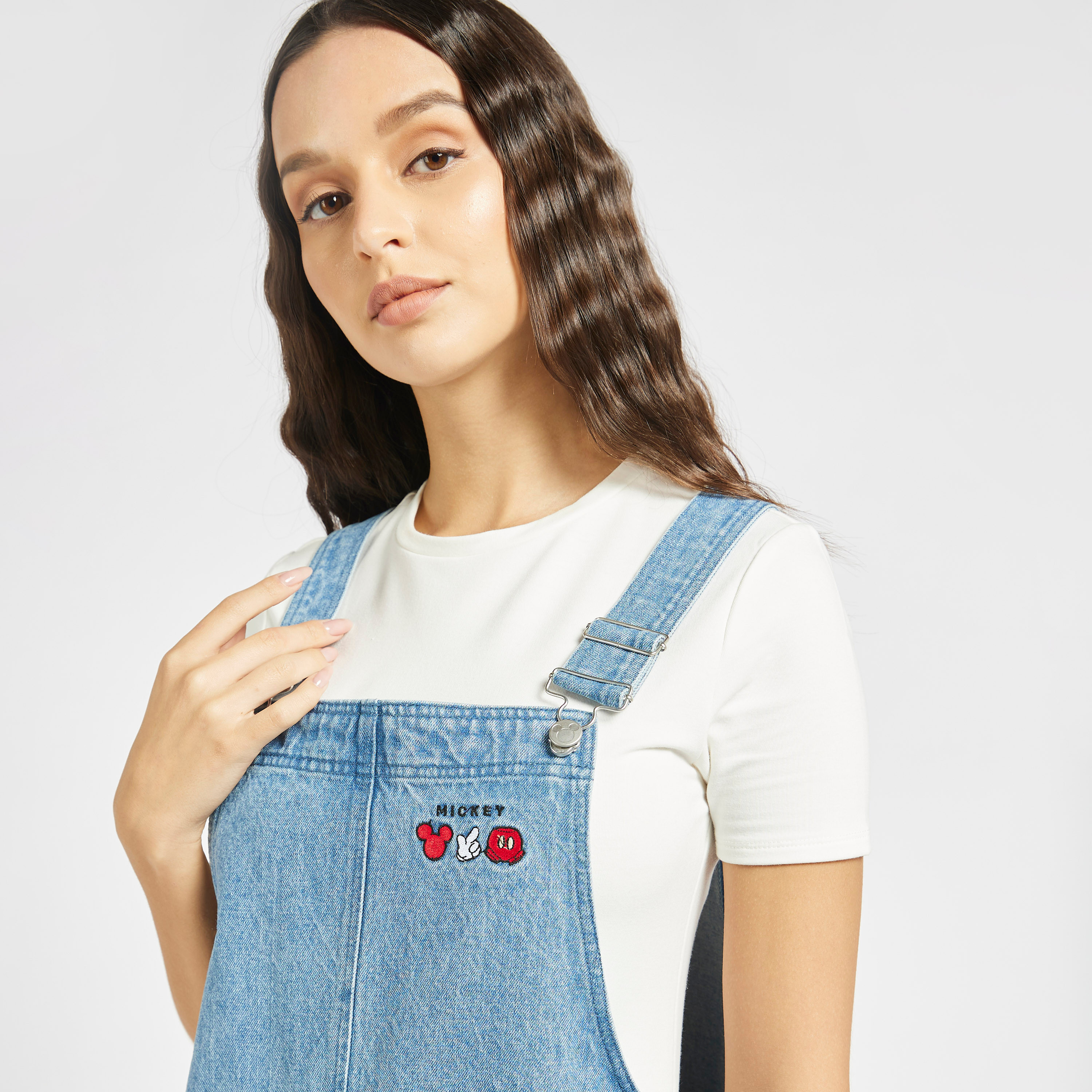 Mickey mouse 2025 dungaree dress