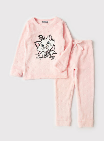 Marie Embroidered T-shirt and Pyjamas Set