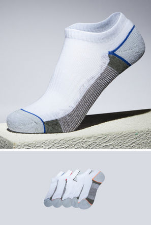جوارب طول الكاحل بتصميم قوالب ملونة - عبوة 5 أزواج-mxkids-boystwotoeightyrs-shoes-socks-3