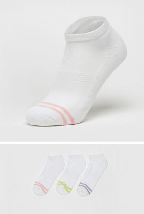 Set of 3 - Striped Ankle Length Socks