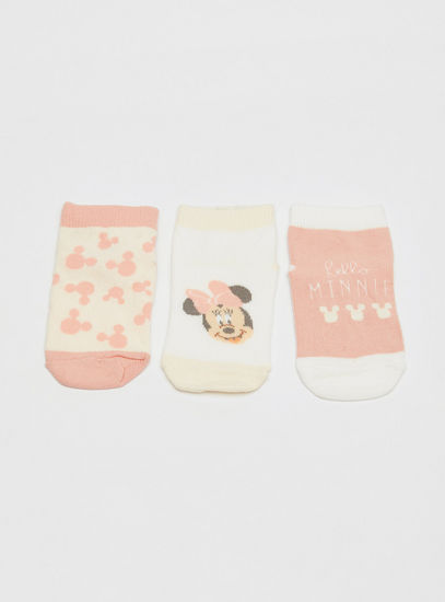 Set 3 - Minnie Mouse Detail Ankle Length Socks