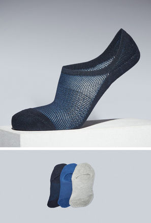 Pack of 3 - Textured Footies-mxmen-shoes-socks-2