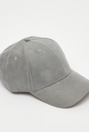 Solid Cap with Stitch Detailing