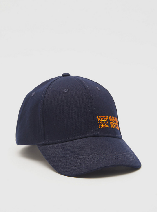 Embroidered Baseball Cap with Adjustable Strap