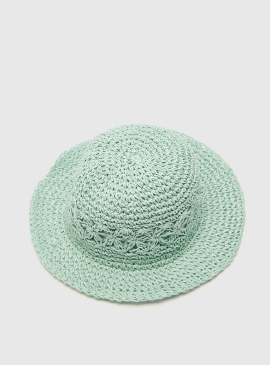 Textured Round Hat