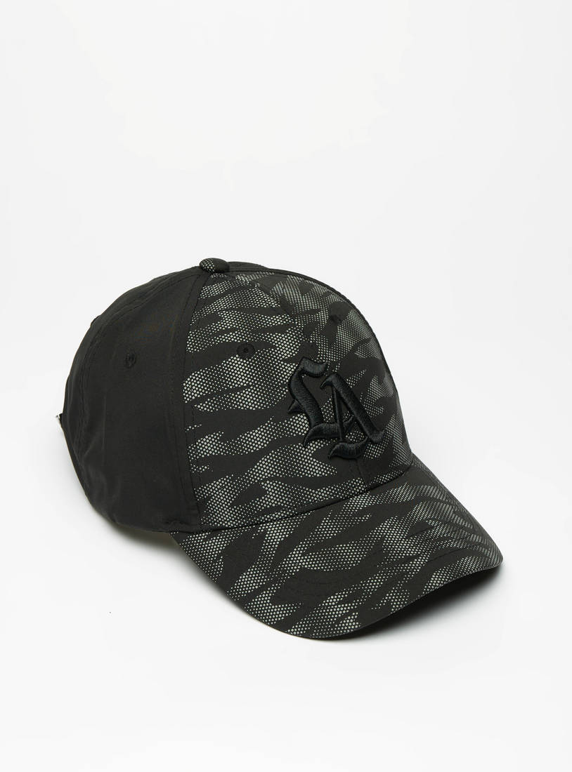 Printed Cap with Buckle Closure-Caps & Hats-image-0