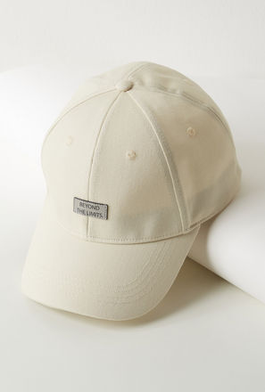 Applique Detail Cap with Buckled Strap Closure-mxmen-accessories-capsandhats-0