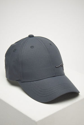 Embroidered Cap with Buckled Strap Closure-mxmen-accessories-capsandhats-2