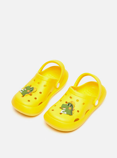 Dinosaur Accented Clogs